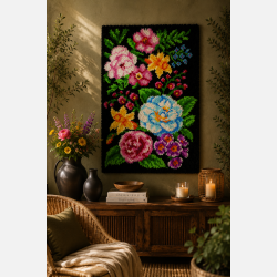 Ryat�ppe blomster nr 1