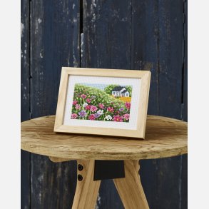 Broderi blomstermark