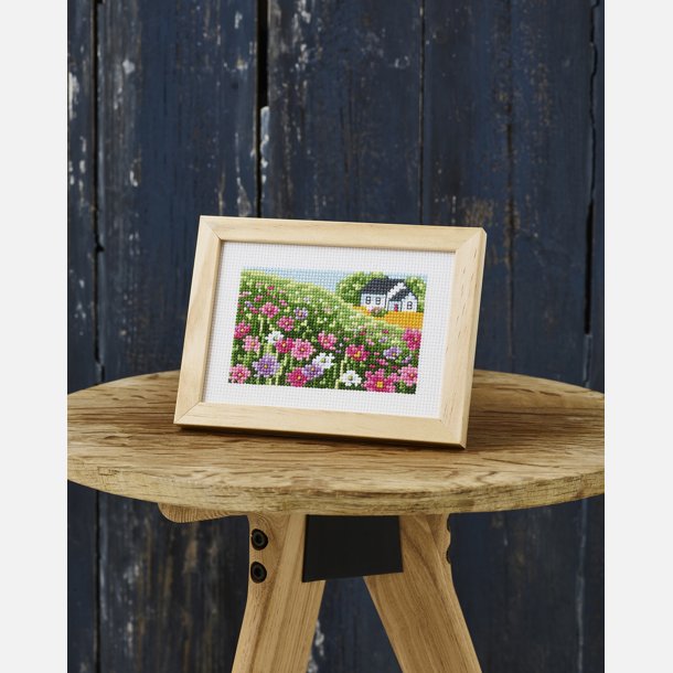 Broderi blomstermark