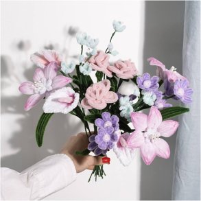 Chenilleblomster DIY kit buket