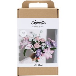 Chenilleblomster DIY kit buket