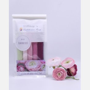 Crepepapir DIY kit Ranunkel