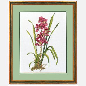 Broderi Orkid�