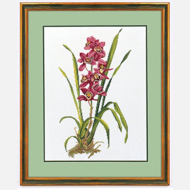 Broderi Orkid�