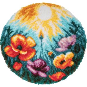 Ryat�ppe blomster (stor)