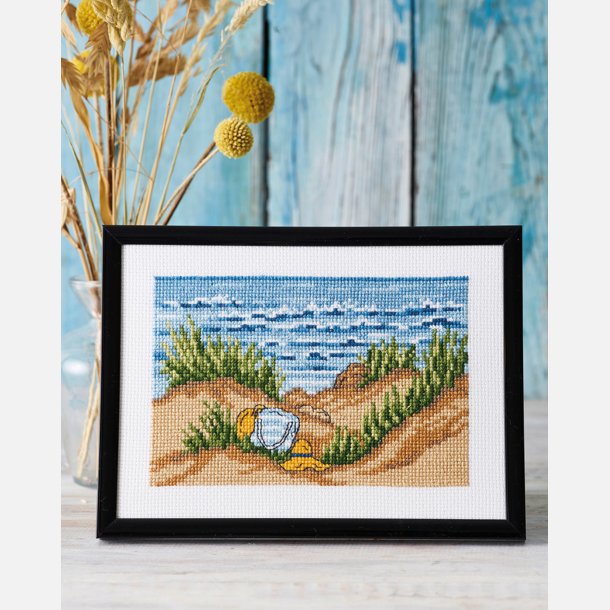Broderi strandtaske