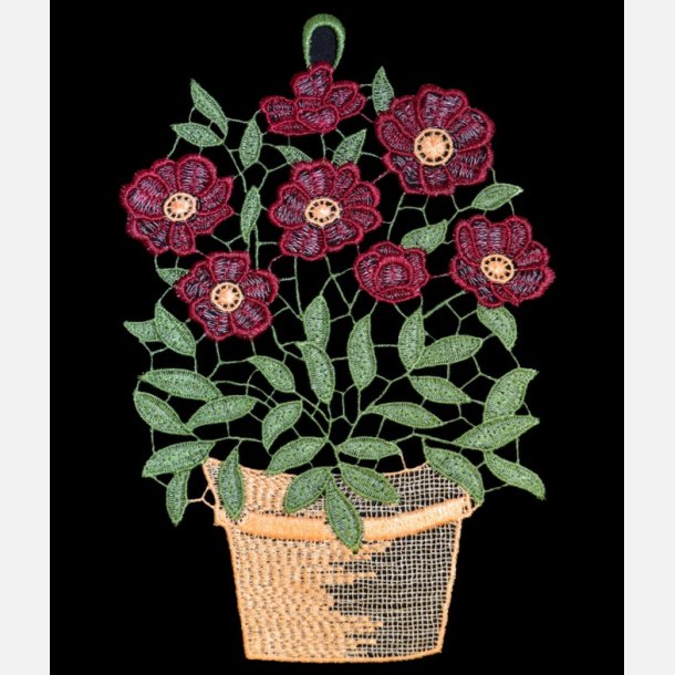 Urtepotte med blomster
